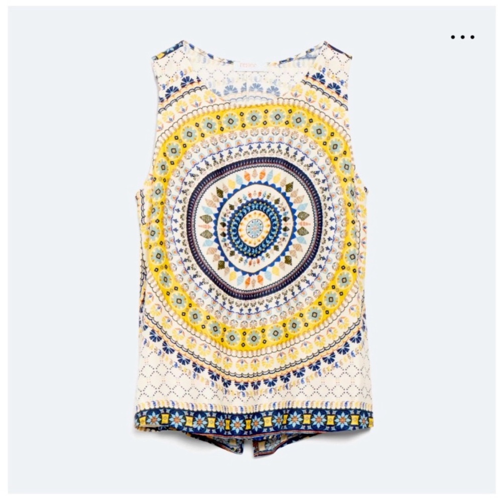 Boho tribal print tank